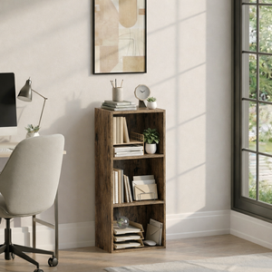 Oxford 3-Tier Cube Bookcase - Dark Wood