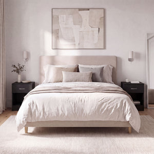 Riano 1 Drawer Bedside  Chest Set White Bedroom Storage Unit
