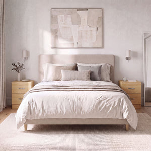 Riano 2 Drawer Bedside  Chest Set Pine Bedroom Storage Unit
