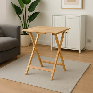 Folding Snack Table - Natural