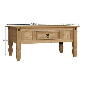 Corona 1-Drawer Coffee Table