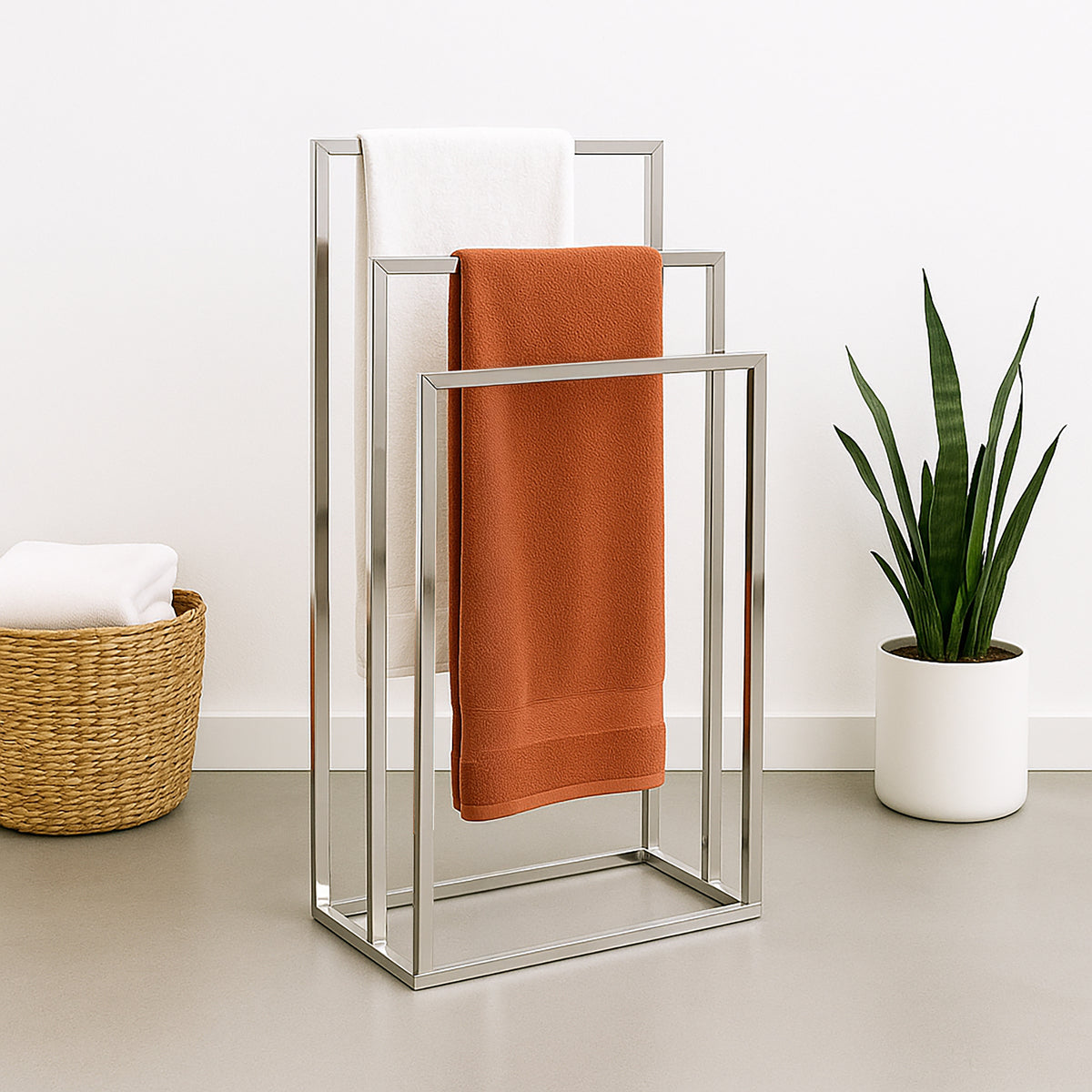 3-Tier Towel Stand - Square