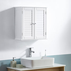 Liano 2-Door Wall Cabinet, White
