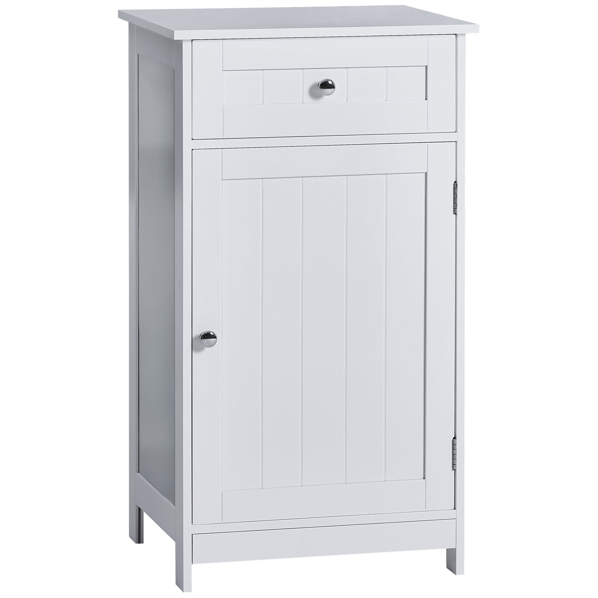 Priano 1-Door 1-Drawer Freestanding Cabinet, White
