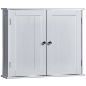 Priano 2-Door Wall Cabinet - White
