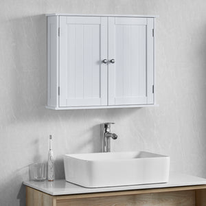 Priano 2-Door Wall Cabinet - White