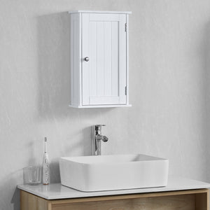 Priano 1-Door Wall Cabinet - White