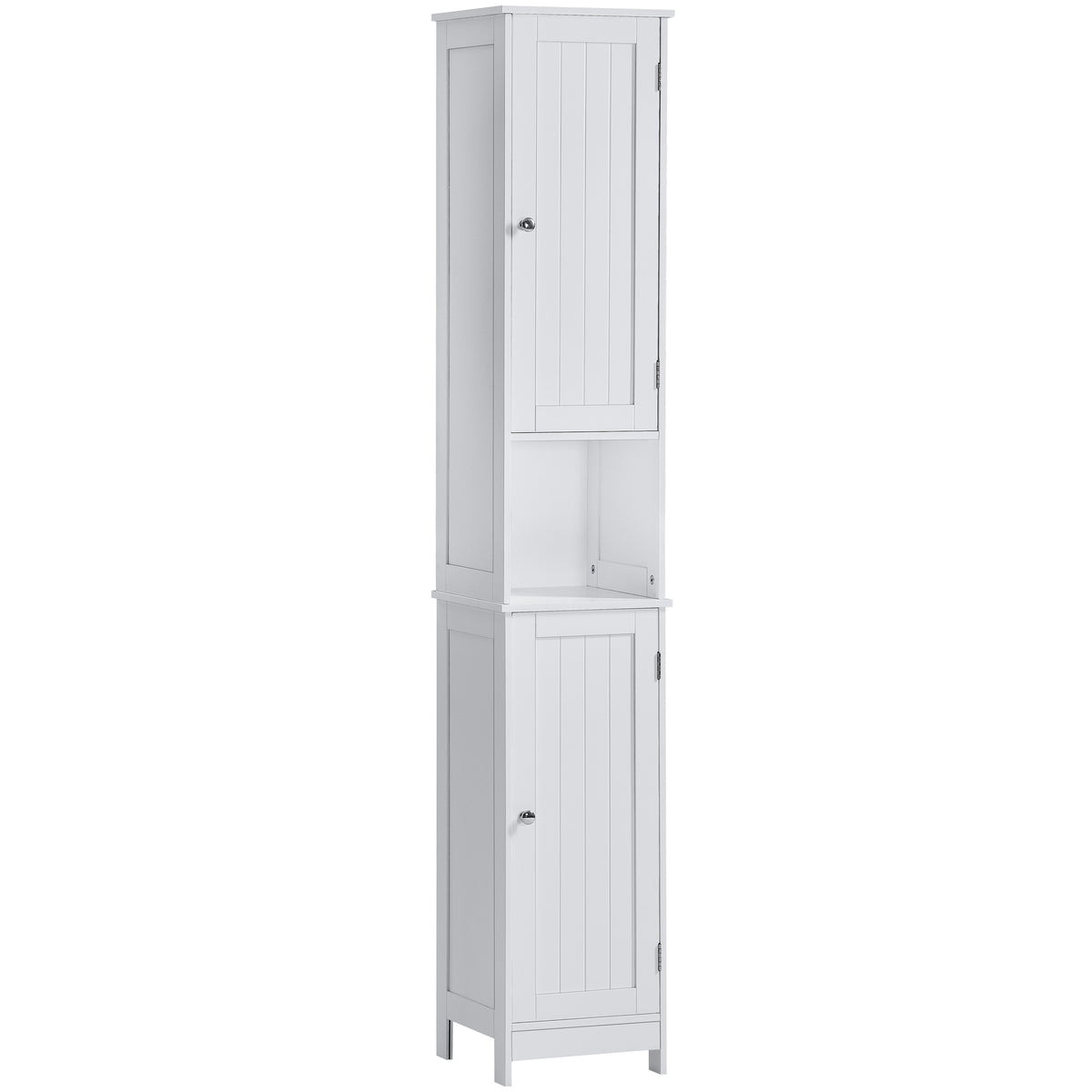 Priano 2-Door Tall Cabinet - White