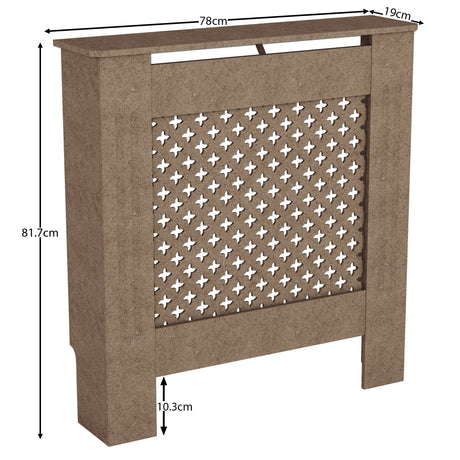Oxford Radiator Cover - Unfinished, Small, Modern Design
