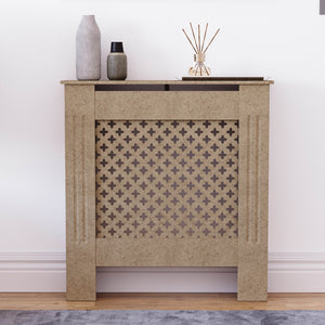 Oxford Radiator Cover - Unfinished, Small, Modern Design
