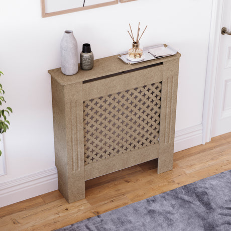 Oxford Radiator Cover - Unfinished, Small, Modern Design
