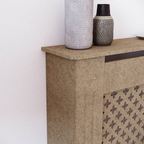 Oxford Radiator Cover - Unfinished, Small, Modern Design
