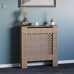 Oxford Radiator Cover - Unfinished, Small, Modern Design
