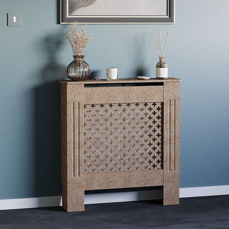 Oxford Radiator Cover - Unfinished, Small, Modern Design
