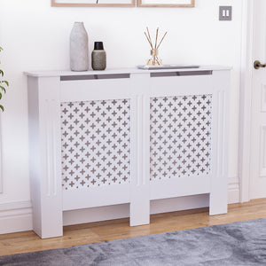 Oxford Radiator Cover - White, Medium