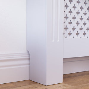 Oxford Radiator Cover - White, Medium