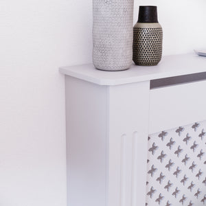 Oxford Radiator Cover - White, Medium