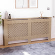 Oxford Radiator Cover - Unfinished, Extra Large, Modern Design
