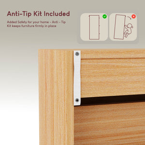 3-Drawer Shoe Cabinet, Pine