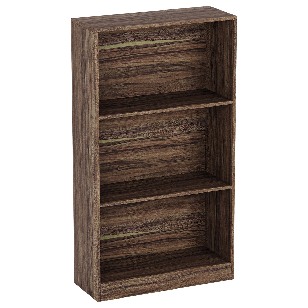 Cambridge 3-Tier Medium Bookcase - Walnut