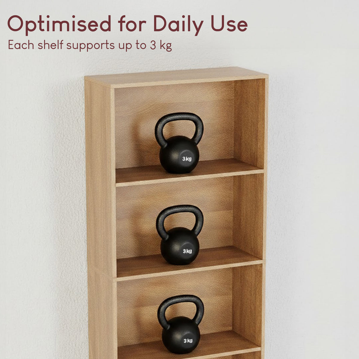 Cambridge 5-Tier Extra Large Bookcase - Oak