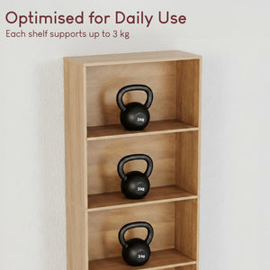 Cambridge 5-Tier Extra Large Bookcase - Oak