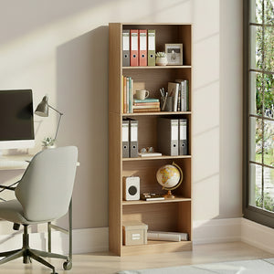 Cambridge 5-Tier Extra Large Bookcase - Oak