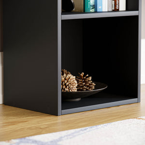 Oxford 2-Tier Cube Bookcase - Black