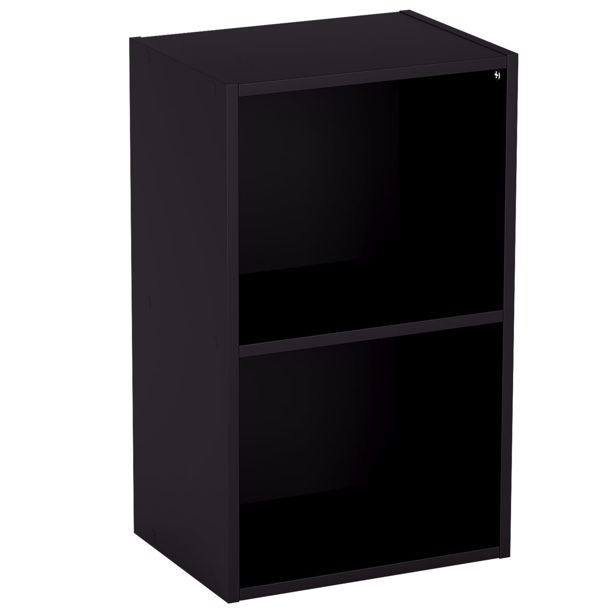 Oxford 2-Tier Cube Bookcase - Black