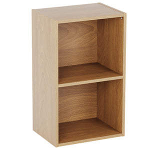 Oxford 2-Tier Cube Bookcase - Oak
