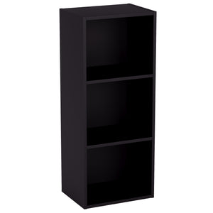 Oxford 3-Tier Cube Bookcase - Black