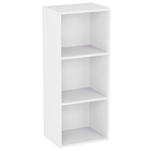 Oxford 3-Tier Cube Bookcase - White