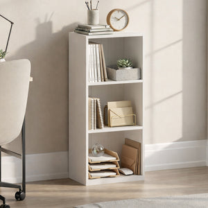 Oxford 3-Tier Cube Bookcase - White