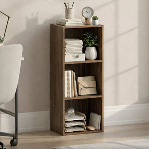Oxford 3-Tier Cube Bookcase - Walnut