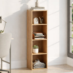 Oxford 4-Tier Cube Bookcase - Oak