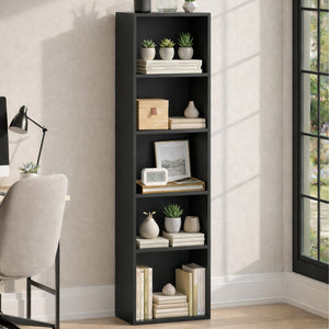 Oxford 5-Tier Cube Bookcase - Black