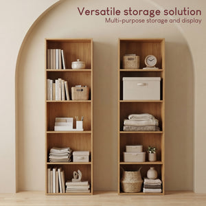 Oxford 5-Tier Cube Bookcase - Oak