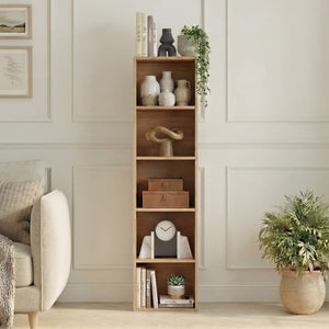 Oxford 5-Tier Cube Bookcase - Oak