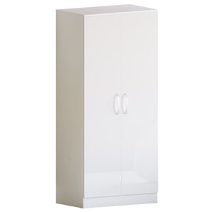 Hulio 2-Door Wardrobe - White