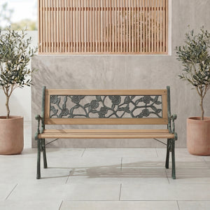 Garden Bench - Rose Style