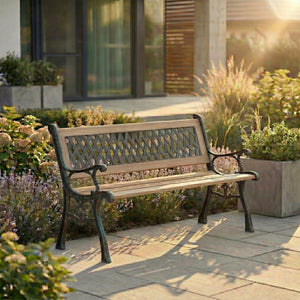 Garden Bench - Cross Style