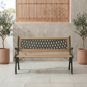 Garden Bench - Cross Style