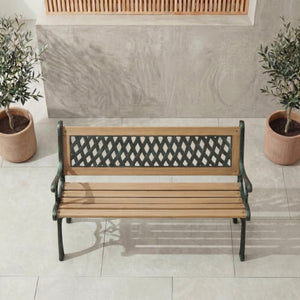 Garden Bench - Cross Style