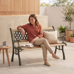 Garden Bench - Cross Style