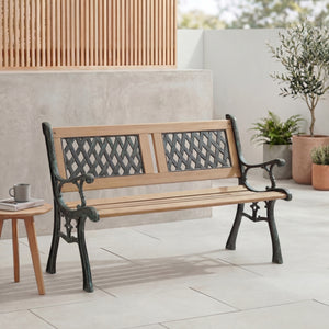 Garden Bench - Twin Cross Style