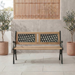 Garden Bench - Twin Cross Style