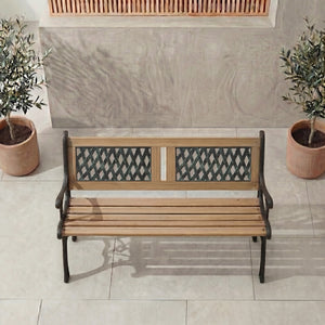 Garden Bench - Twin Cross Style