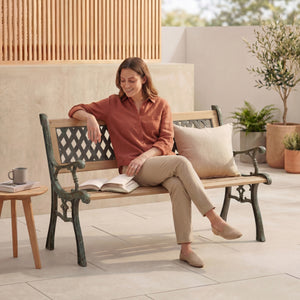 Garden Bench - Twin Cross Style