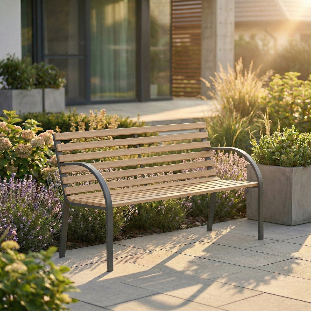 Slatted Garden Bench