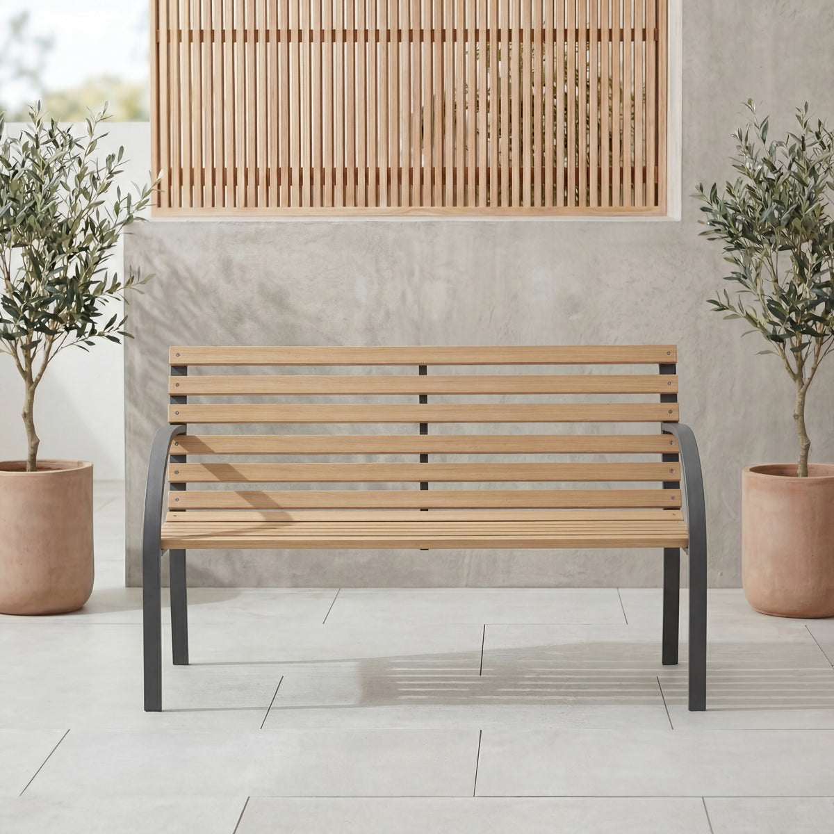 Slatted Garden Bench